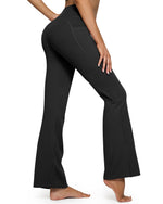 G4Free - Fleece Lined High-Waist Casual Flare Pants -GF23A204AA-S-GF23A166AA-S-GF23A205AA-S-GF23A204AB-M-GF23A166AB-M