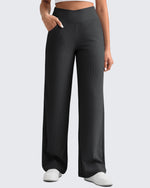 G4Free - Ribbed Cross High-Waist Wide Leg Pants -GF25J505AF-XS-GF25J506AF-XS-GF25J507AF-XS-GF25J505AA-S-GF25J506AA-S