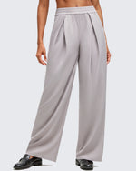 G4Free - ShiftReady Lightweight Front Pleat Wide Leg Pants -GF25J353DA-S-GF25J354DA-S-GF25J355DA-S-GF25J353DB-M-GF25J354DB-M