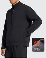 G4Free - Smoofit Men's Fleece Half Zip Pockets Mock Neck Sweatshirts -GF25FM728AA-S-GF25FM728AB-M-GF25FM728AC-L-GF25FM728AD-XL-GF25FM728AE-XXL