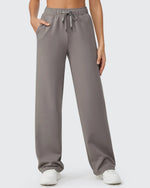 EverGoing Loose Fleece Lined Drawstring Casual Pants Petite