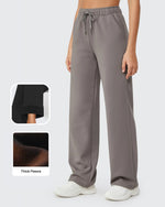 EverGoing Loose Fleece Lined Drawstring Casual Pants