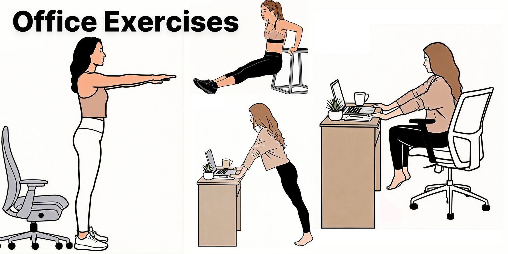 Simple Office Exercises You Can Do at Your Desk
