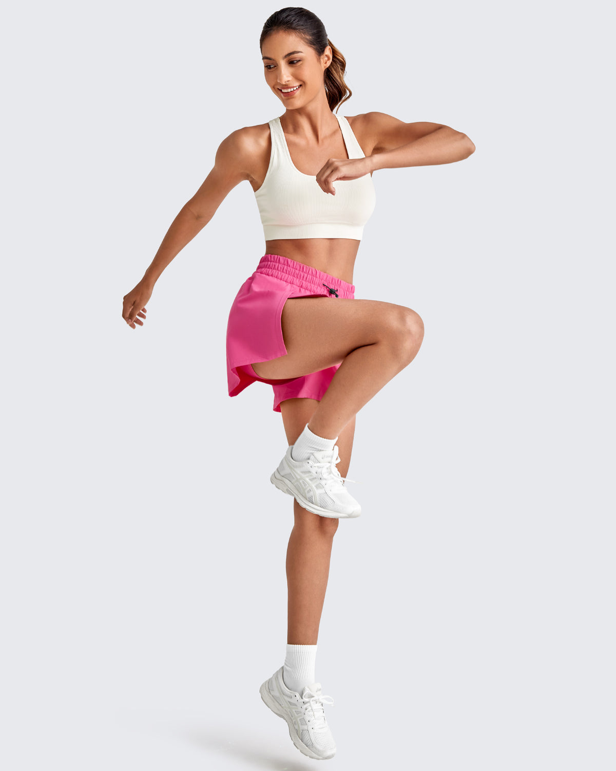 G4Free Activewear Quick Dry 2 in 1 Athletic Running Shorts 