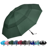 G4Free G4Free 42/46/54/62 Inch 10 Ribs Windproof for Rain Double Canopy Auto Umbrella 