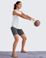 G4Free Activewear Lightweight Athletic Sleeveless Long Tank Tops 