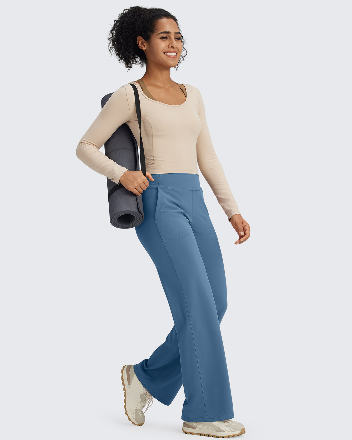 G4Free Activewear - BareFeel Seamless High-Waist Dressy Pants 29 -GF24J241CA-S-GF24J241CB-M-GF24J241CC-L-GF24J241CD-XL-GF24J241CE-XXL