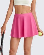 G4Free - Athletic Down The Line Tennis Skirt -GF25H350AA-S-GF25H350AB-M-GF25H350AC-L-GF25H350AD-XL-GF25H350AE-XXL