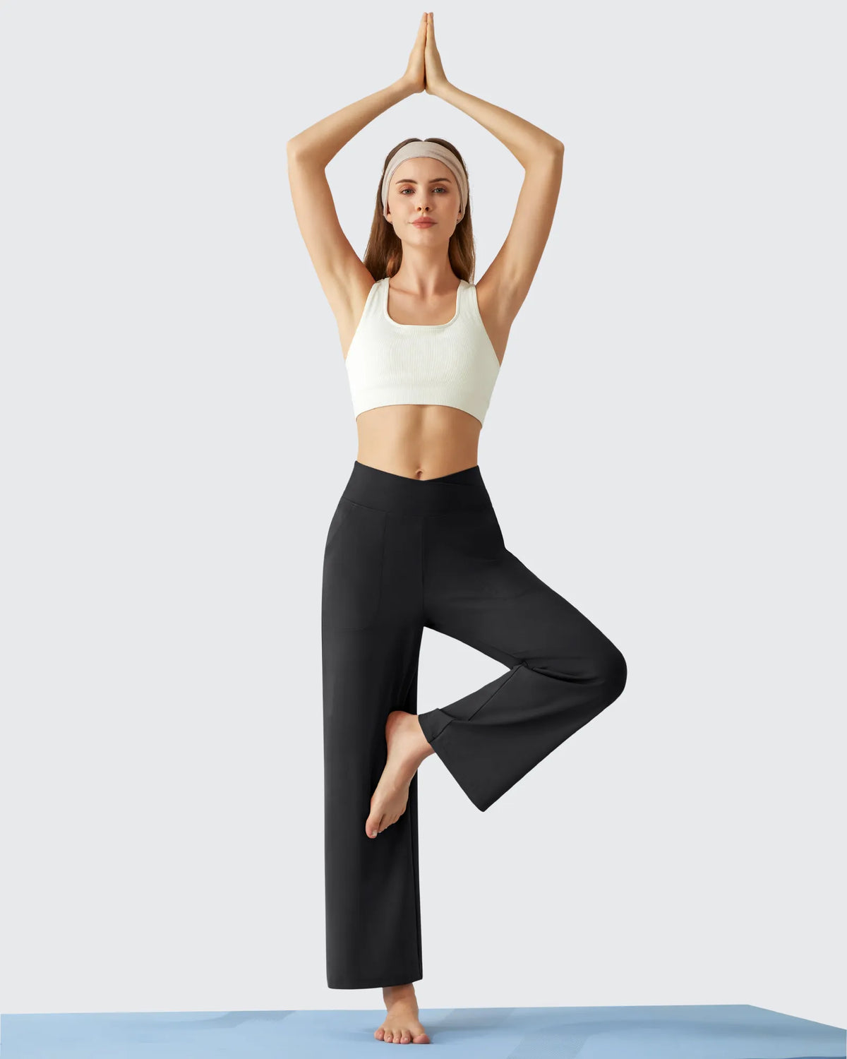 G4Free - BareFeel High Stretch Ankle Wide Leg Yoga Pants -GF26J781A001A-S-GF26J782A001A-S-GF26J783A001A-S-GF26J781A001B-M-GF26J782A001B-M