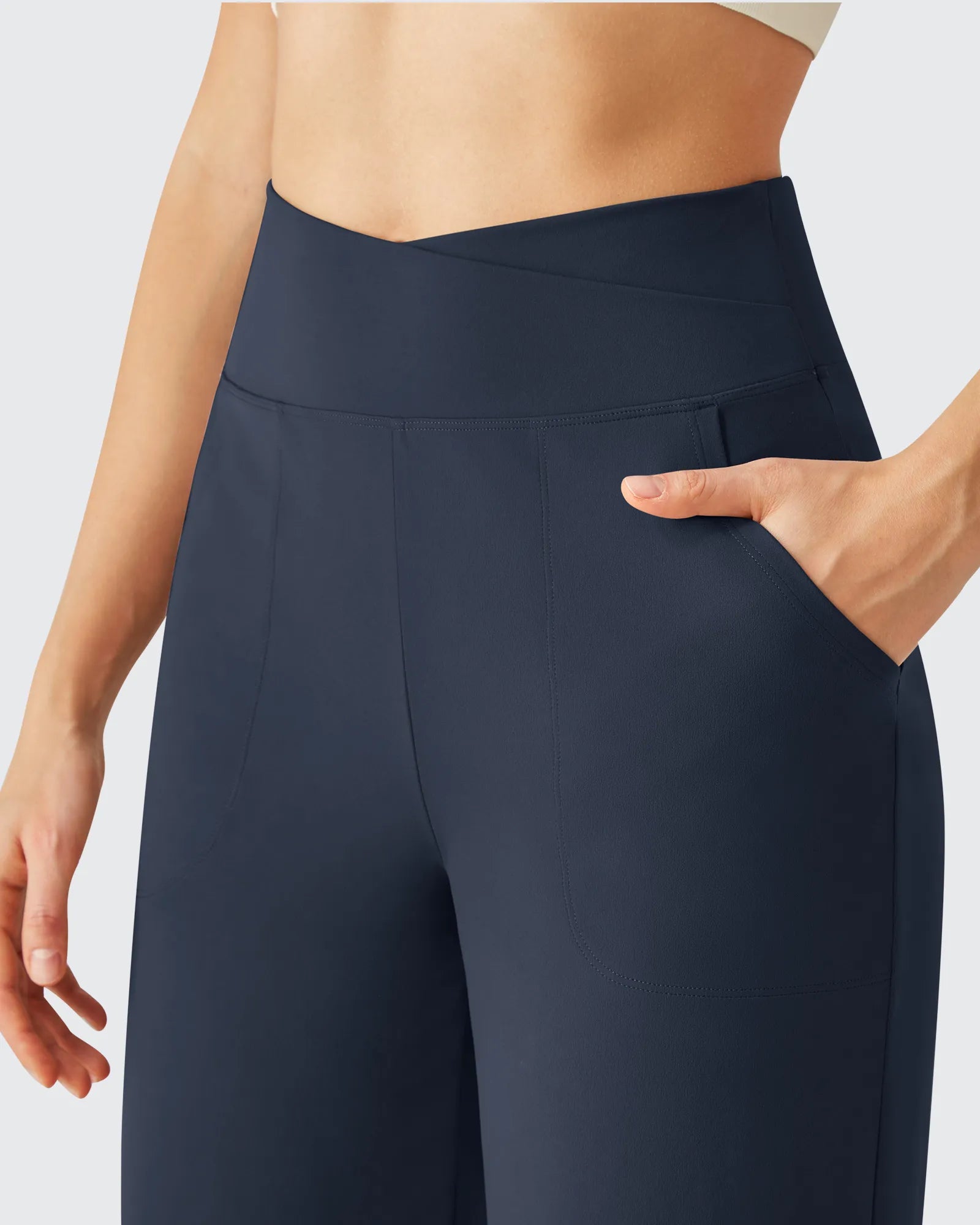 G4Free - BareFeel High Stretch Ankle Wide Leg Yoga Pants -GF26J781A001A-S-GF26J782A001A-S-GF26J783A001A-S-GF26J781A001B-M-GF26J782A001B-M