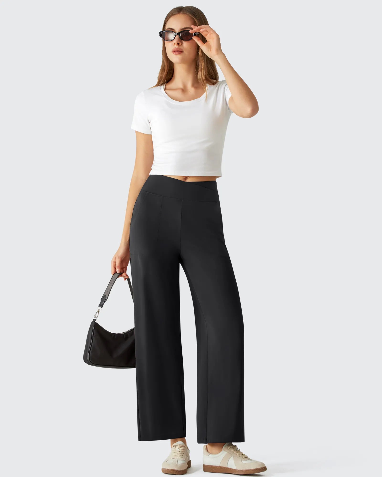 G4Free - BareFeel High Stretch Ankle Wide Leg Yoga Pants -GF26J781A001A-S-GF26J782A001A-S-GF26J783A001A-S-GF26J781A001B-M-GF26J782A001B-M