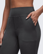 G4Free - BareFeel High Waisted Pockets Flare Dress Pants -GF25A548DF-XS-GF25A549DF-XS-GF25A550DF-XS-GF25A548DA-S-GF25A549DA-S