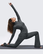 G4Free - BareFeel High Waisted Pockets Flare Dress Pants -GF25A548DF-XS-GF25A549DF-XS-GF25A550DF-XS-GF25A548DA-S-GF25A549DA-S