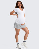 G4Free - BareFeel Inner Shorts Maternity Workout Skirt -GF25HY520AA-S-GF25HY520AB-M-GF25HY520AC-L-GF25HY520AD-XL-GF25HY520AF-XS