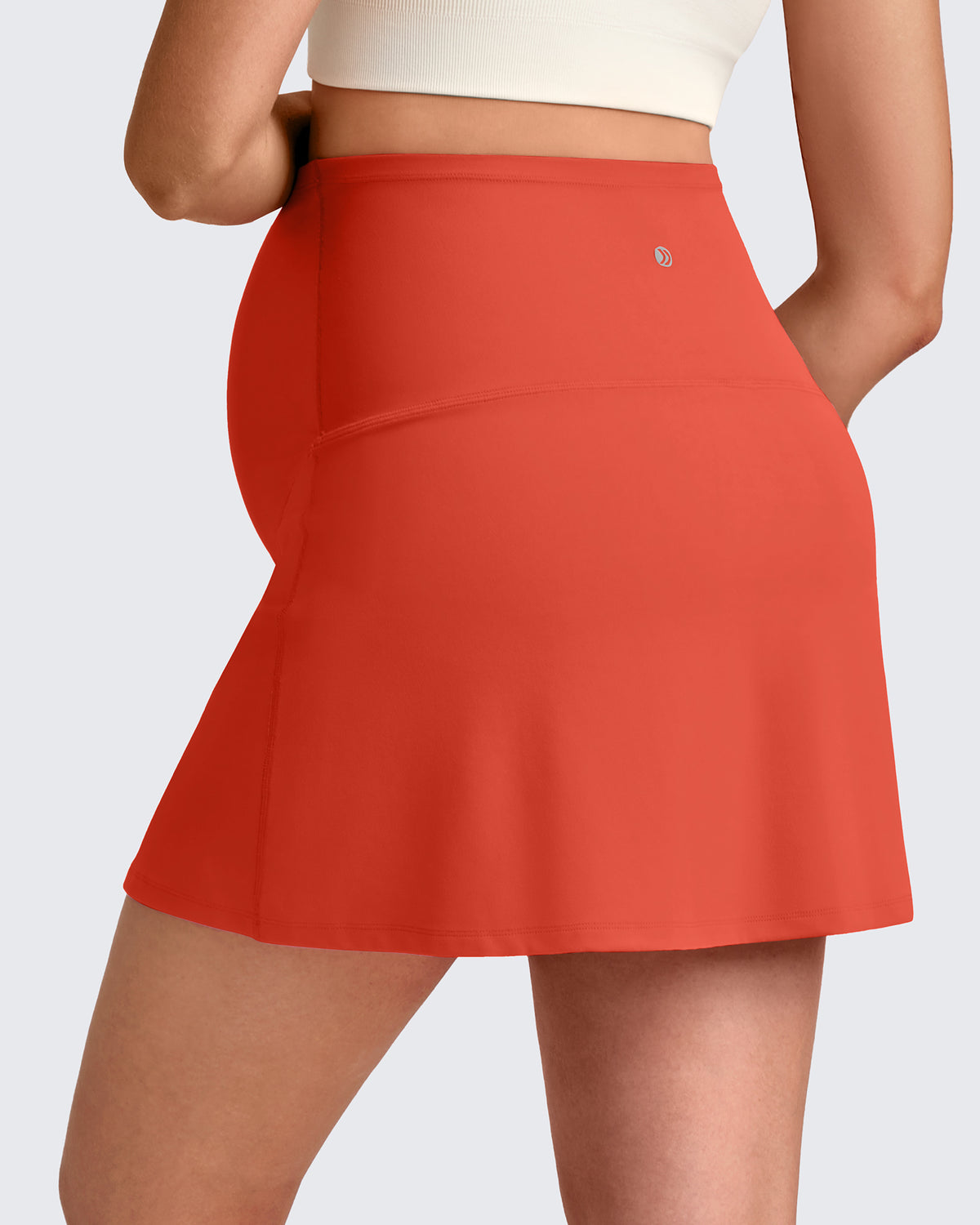 G4Free - BareFeel Inner Shorts Maternity Workout Skirt -GF25HY520AA-S-GF25HY520AB-M-GF25HY520AC-L-GF25HY520AD-XL-GF25HY520AF-XS