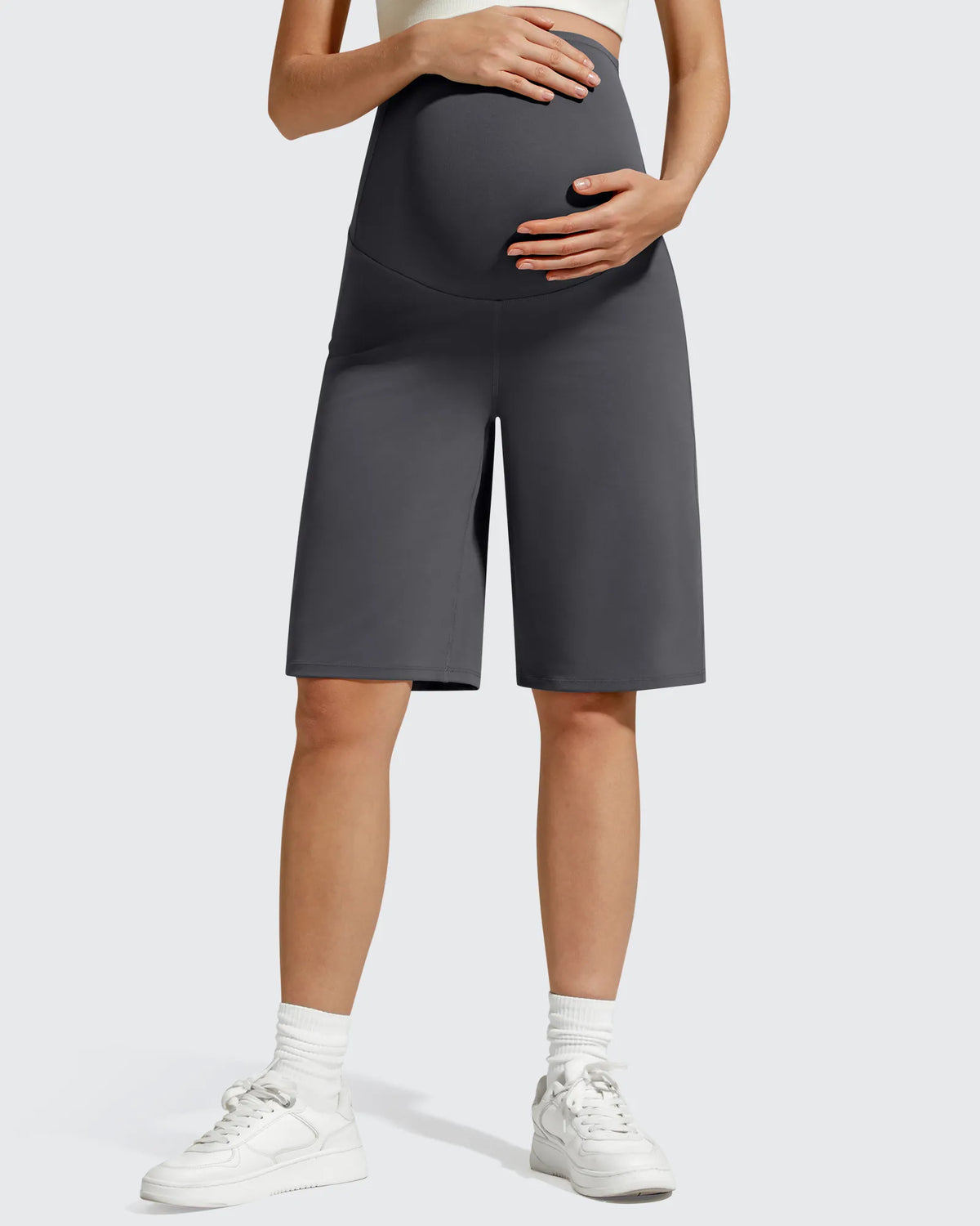 G4Free - BareFeel Maternity Bermuda Wide Leg Shorts -GF26EY793A001A-S-GF26EY793A001B-M-GF26EY793A001D-XL-GF26EY793A001C-L-GF26EY793A001E-XXL