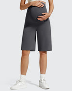 G4Free - BareFeel Maternity Bermuda Wide Leg Shorts -GF26EY793A001A-S-GF26EY793A001B-M-GF26EY793A001D-XL-GF26EY793A001C-L-GF26EY793A001E-XXL