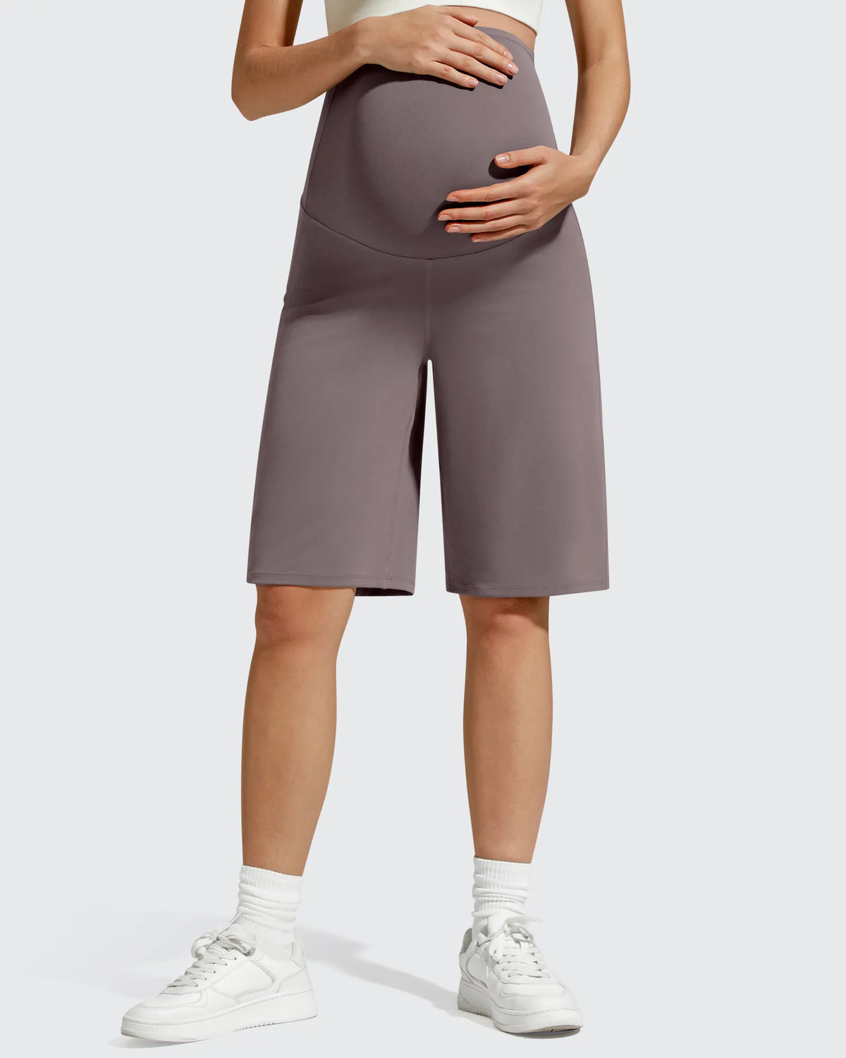 G4Free - BareFeel Maternity Bermuda Wide Leg Shorts -GF26EY793A001A-S-GF26EY793A001B-M-GF26EY793A001D-XL-GF26EY793A001C-L-GF26EY793A001E-XXL