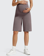 G4Free - BareFeel Maternity Bermuda Wide Leg Shorts -GF26EY793A001A-S-GF26EY793A001B-M-GF26EY793A001D-XL-GF26EY793A001C-L-GF26EY793A001E-XXL