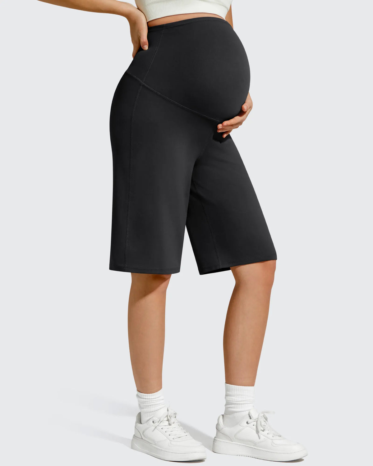 G4Free - BareFeel Maternity Bermuda Wide Leg Shorts -GF26EY793A001A-S-GF26EY793A001B-M-GF26EY793A001D-XL-GF26EY793A001C-L-GF26EY793A001E-XXL