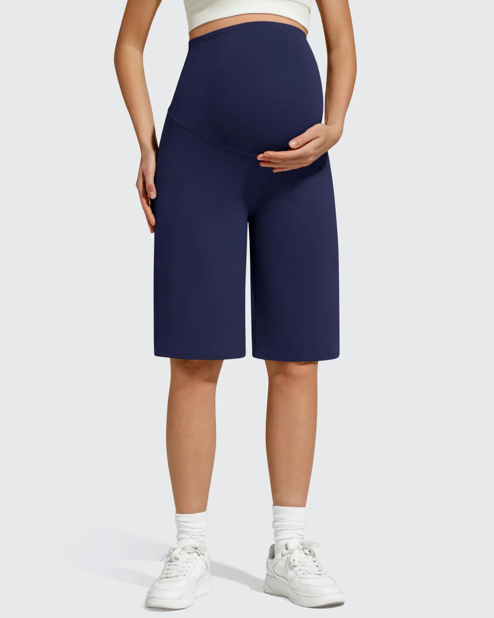 G4Free - BareFeel Maternity Bermuda Wide Leg Shorts -GF26EY793A001A-S-GF26EY793A001B-M-GF26EY793A001D-XL-GF26EY793A001C-L-GF26EY793A001E-XXL