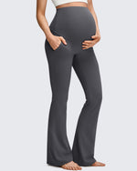G4Free - BareFeel Maternity Pockets Dress Flare Leggings -GF25AY605BF-XS