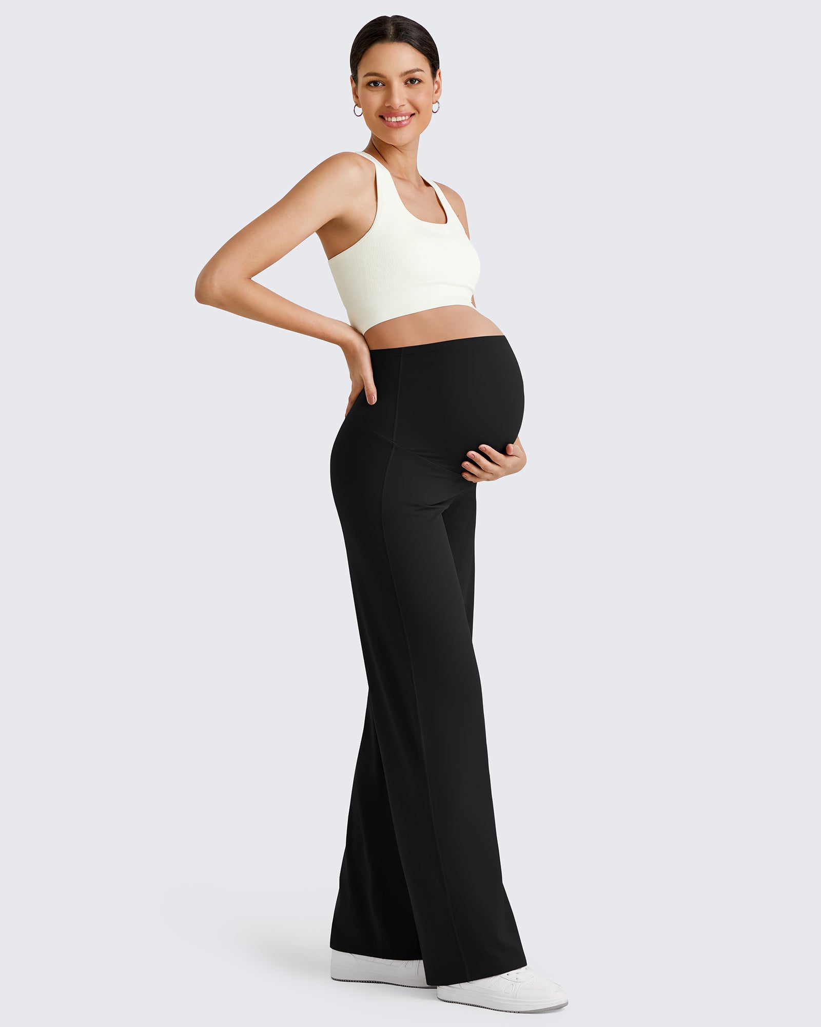 G4Free - BareFeel Maternity Wide Leg Dress Pants -GF24JY347FA-S-GF24JY348FA-S-GF24JY349FA-S-GF24JY347FB-M-GF24JY348FB-M