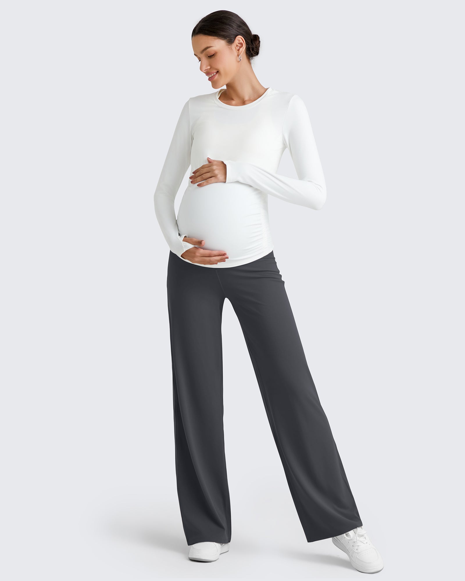 G4Free - BareFeel Maternity Wide Leg Dress Pants -GF24JY347FA-S-GF24JY348FA-S-GF24JY349FA-S-GF24JY347FB-M-GF24JY348FB-M