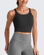 G4Free - BareFeel Racerback Cropped Sports Bra -GF25L448CA-S-GF25L448CB-M-GF25L448CC-L-GF25L448CD-XL-GF25L448CF-XS