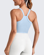 G4Free - BareFeel Racerback Cropped Sports Bra -GF25L448CA-S-GF25L448CB-M-GF25L448CC-L-GF25L448CD-XL-GF25L448CF-XS