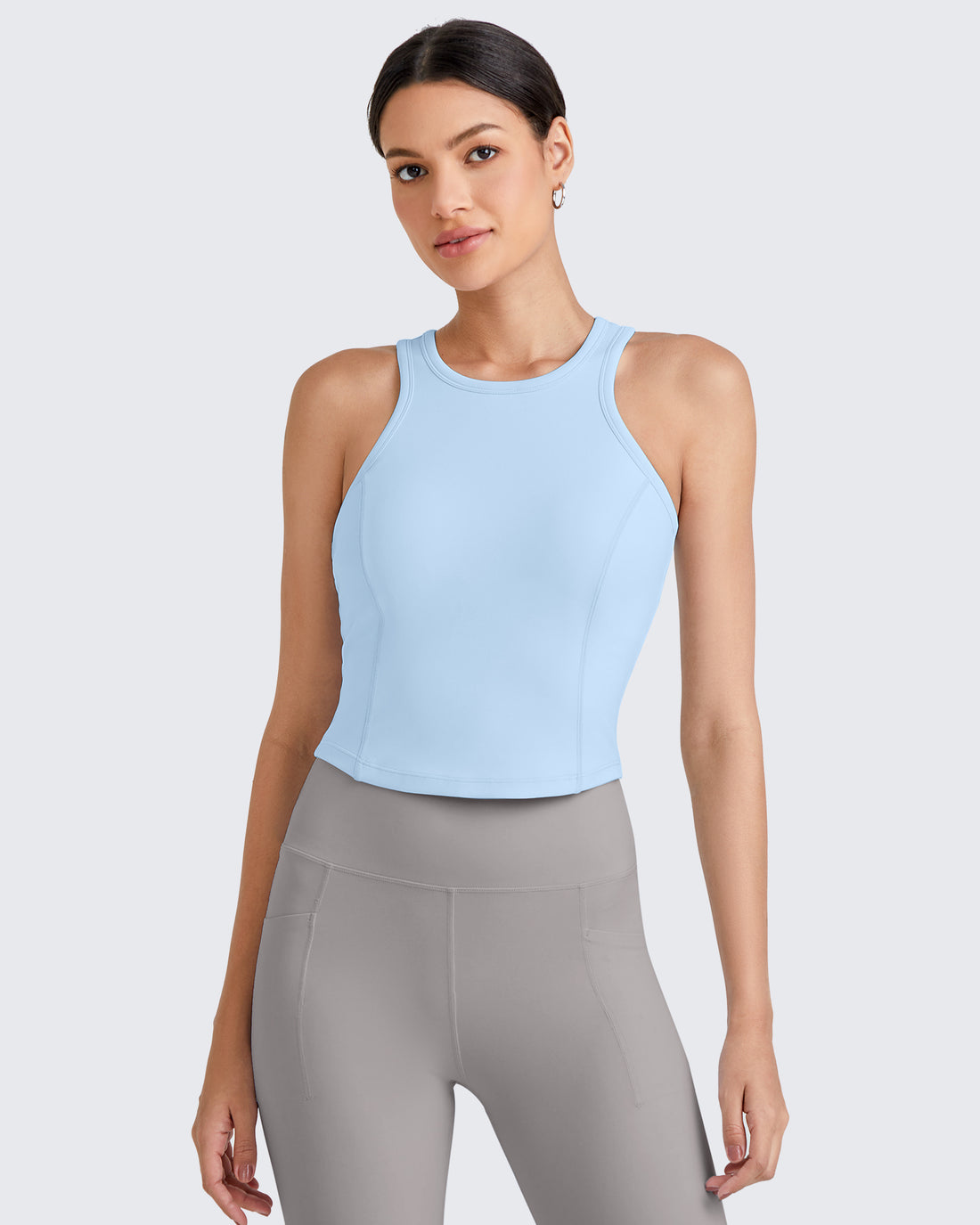 G4Free - BareFeel Racerback Sport Bras Tank -GF25L392EA-S-GF25L392EB-M-GF25L392EC-L-GF25L392ED-XL-GF25L392EF-XS