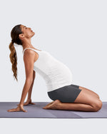 G4Free - BareFeel Ruched Workout Pregnancy Tank -GF25LY405FA-S-GF25LY405FB-M-GF25LY405FC-L-GF25LY405FD-XL-GF25LY405FF-XS