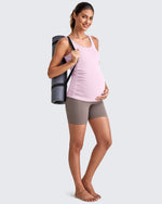 G4Free - BareFeel Ruched Workout Pregnancy Tank -GF25LY405FA-S-GF25LY405FB-M-GF25LY405FC-L-GF25LY405FD-XL-GF25LY405FF-XS