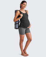 G4Free - BareFeel Ruched Workout Pregnancy Tank -GF25LY405FA-S-GF25LY405FB-M-GF25LY405FC-L-GF25LY405FD-XL-GF25LY405FF-XS