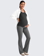 G4Free - BareFeel Ruched Workout Pregnancy Tank -GF25LY405FA-S-GF25LY405FB-M-GF25LY405FC-L-GF25LY405FD-XL-GF25LY405FF-XS