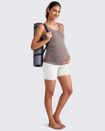 G4Free - BareFeel Ruched Workout Pregnancy Tank -GF25LY405FA-S-GF25LY405FB-M-GF25LY405FC-L-GF25LY405FD-XL-GF25LY405FF-XS