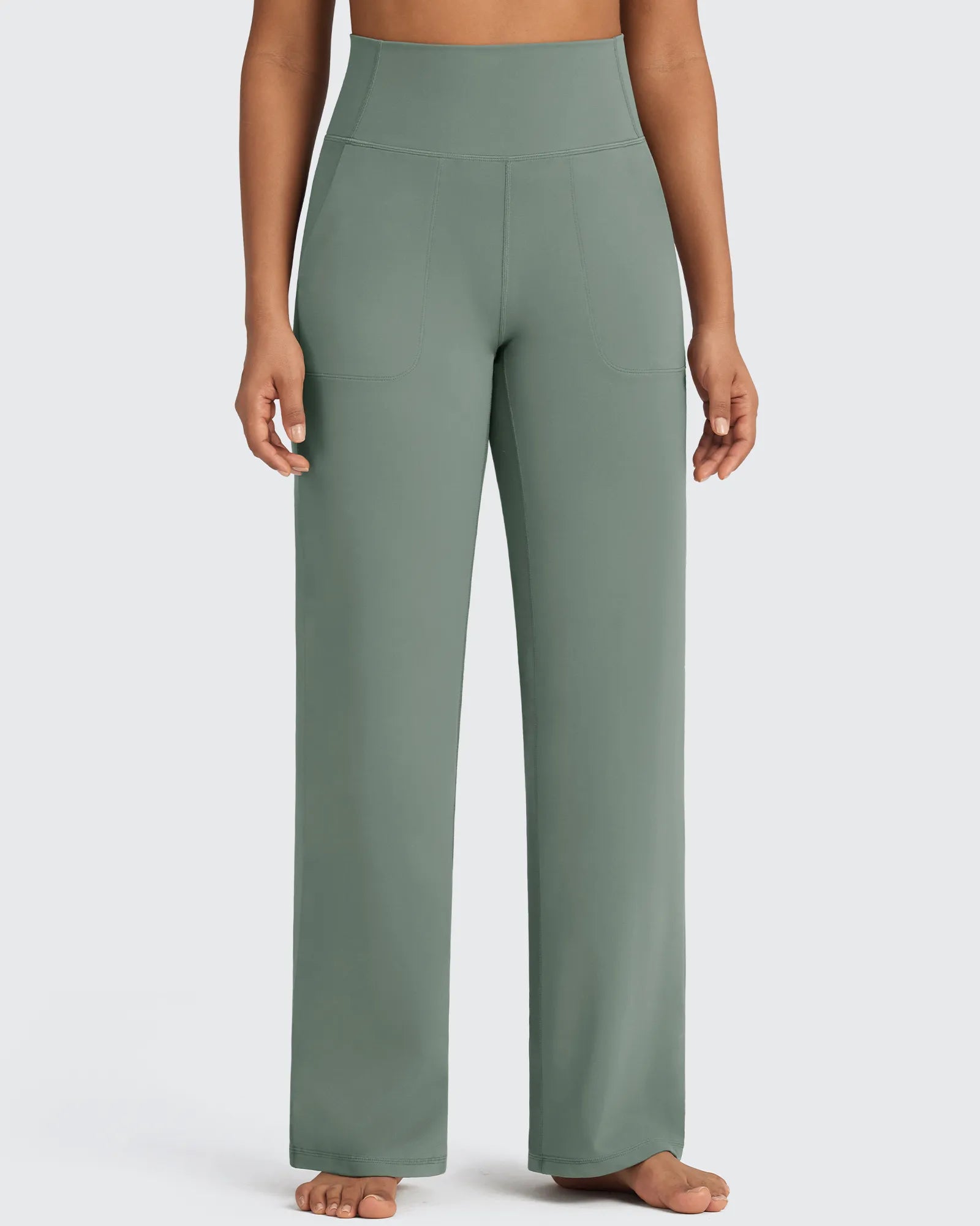 G4Free - BareFeel Seamless High-Waist Dressy Pants -GF24J241AA-S-GF24J243AA-S-GF24J242AA-S-GF24J241AB-M-GF24J243AB-M