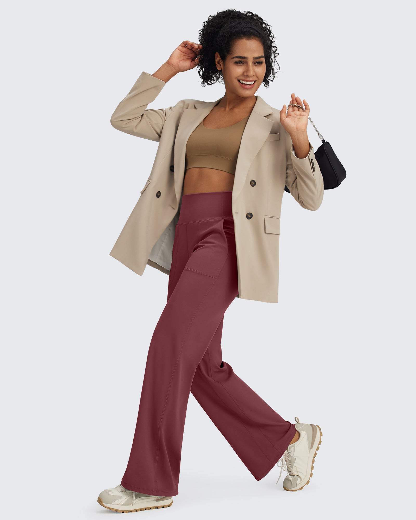 G4Free - BareFeel Seamless High-Waist Dressy Pants Tall -GF24J243AA-S-GF24J243AB-M-GF24J243AC-L-GF24J243AD-XL-GF24J243AE-XXL