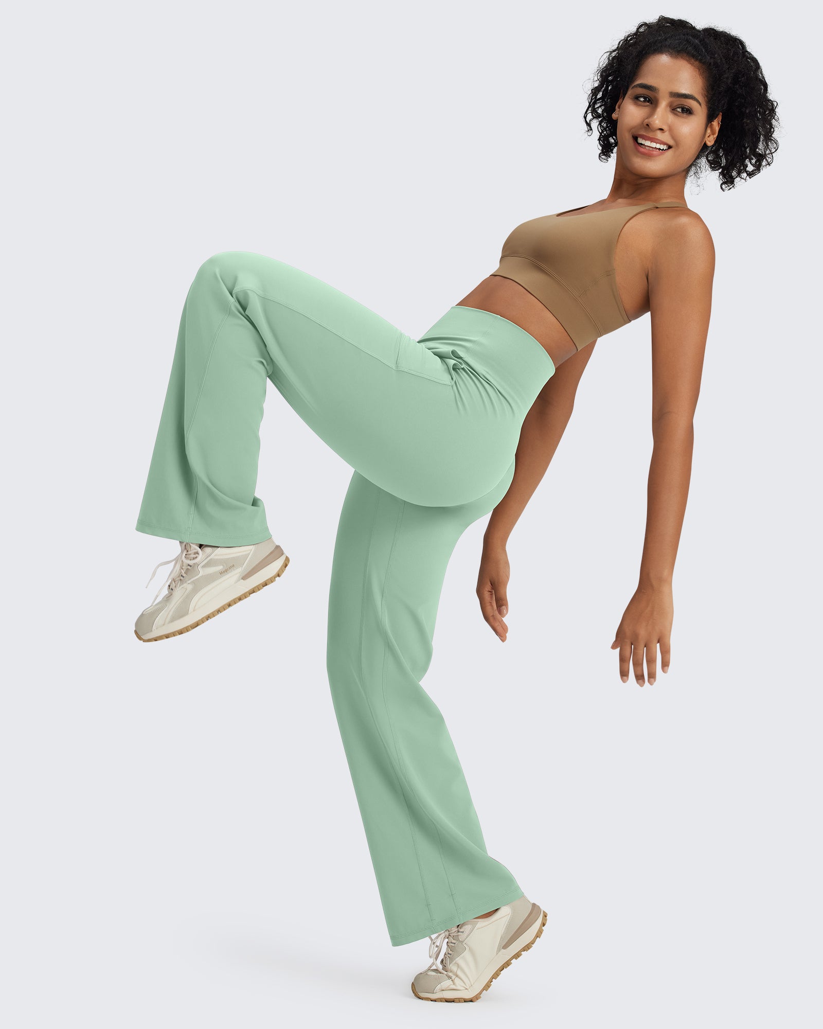 G4Free - BareFeel Seamless High-Waist Dressy Pants Tall -GF24J243AA-S-GF24J243AB-M-GF24J243AC-L-GF24J243AD-XL-GF24J243AE-XXL