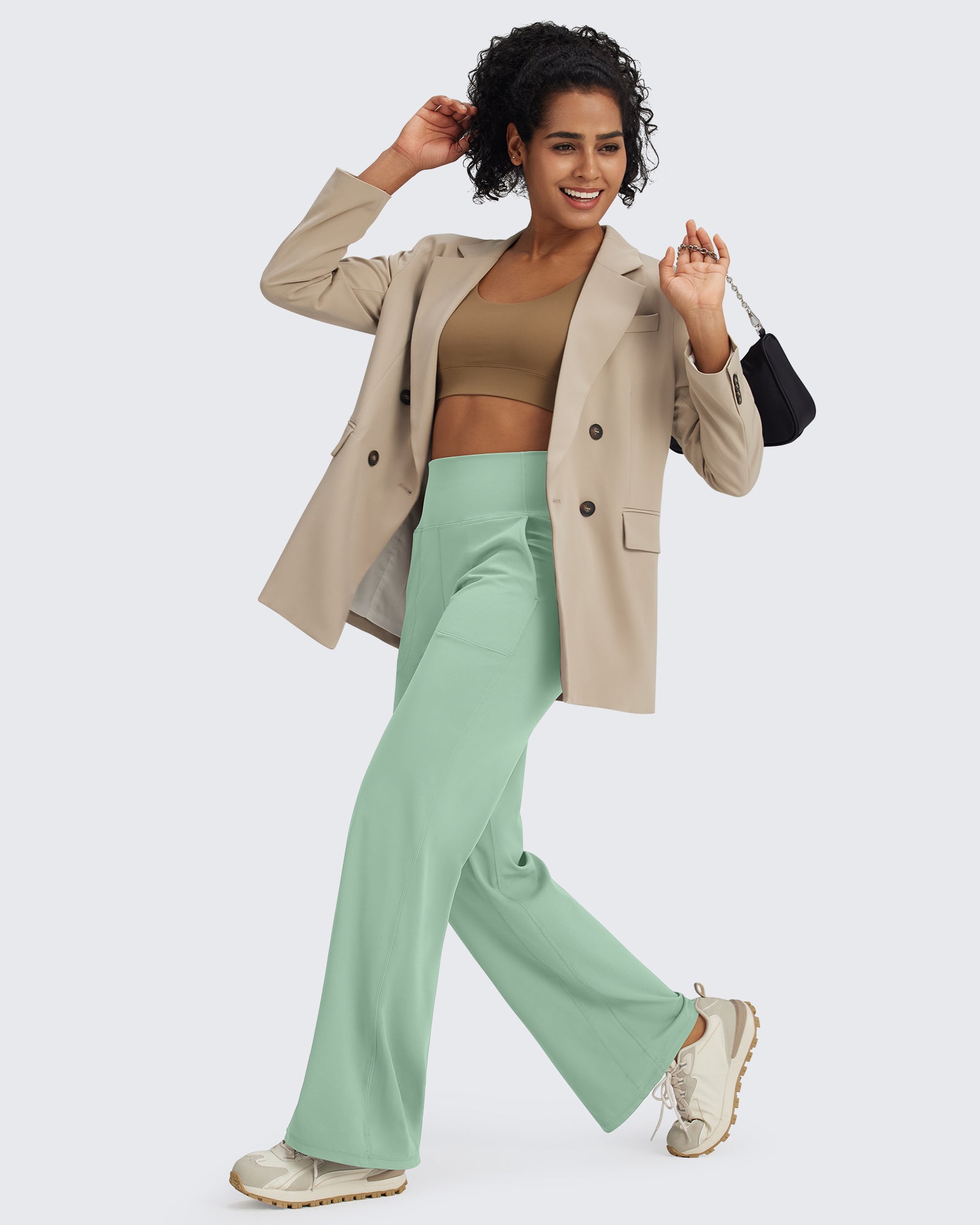 G4Free - BareFeel Seamless High-Waist Dressy Pants Tall -GF24J243AA-S-GF24J243AB-M-GF24J243AC-L-GF24J243AD-XL-GF24J243AE-XXL