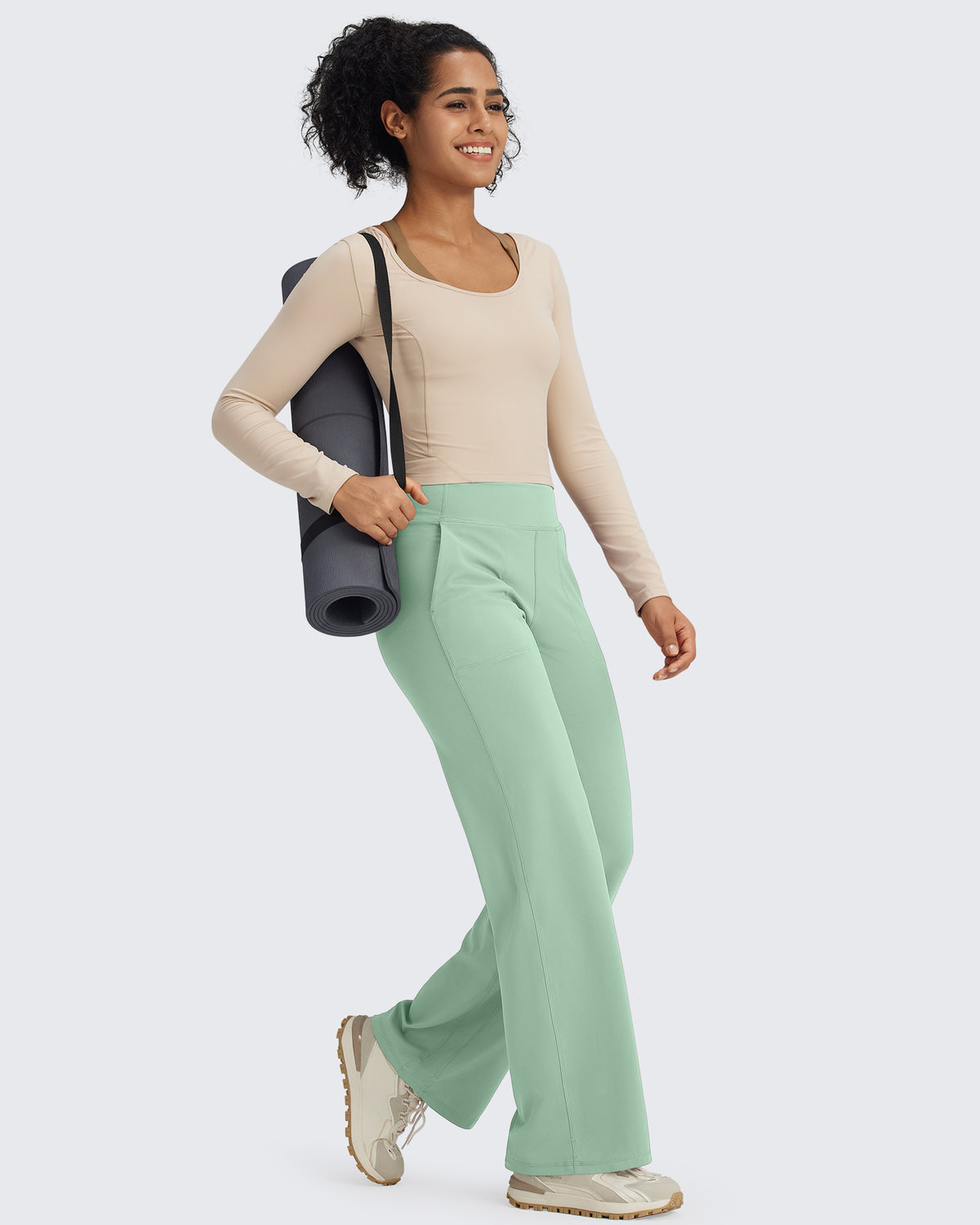 G4Free - BareFeel Seamless High-Waist Dressy Pants Regular -GF24J242AF-XS-GF24J242AA-S-GF24J242AB-M-GF24J242AC-L-GF24J242AD-XL