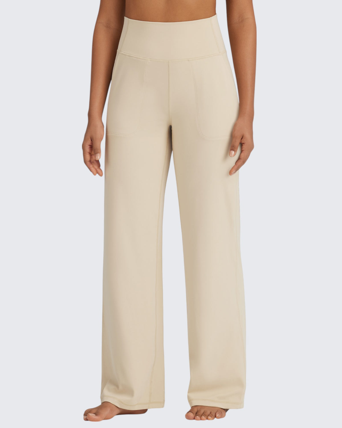 G4Free - BareFeel Seamless High-Waist Dressy Pants Tall -GF24J243AA-S-GF24J243AB-M-GF24J243AC-L-GF24J243AD-XL-GF24J243AE-XXL