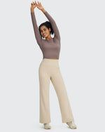 G4Free - BareFeel Seamless High-Waist Dressy Wide Leg Pants -GF24J241IA-S-GF24J243IA-S-GF24J242IA-S-GF24J241IB-M-GF24J243IB-M