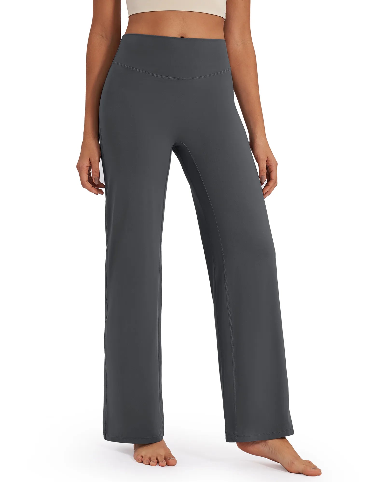 G4Free - BareFeel Wide Leg High-Waisted Pants Petite -GF24J247FA-S-GF24J247FB-M-GF24J247FC-L-GF24J247FD-XL-GF24J247FE-XXL