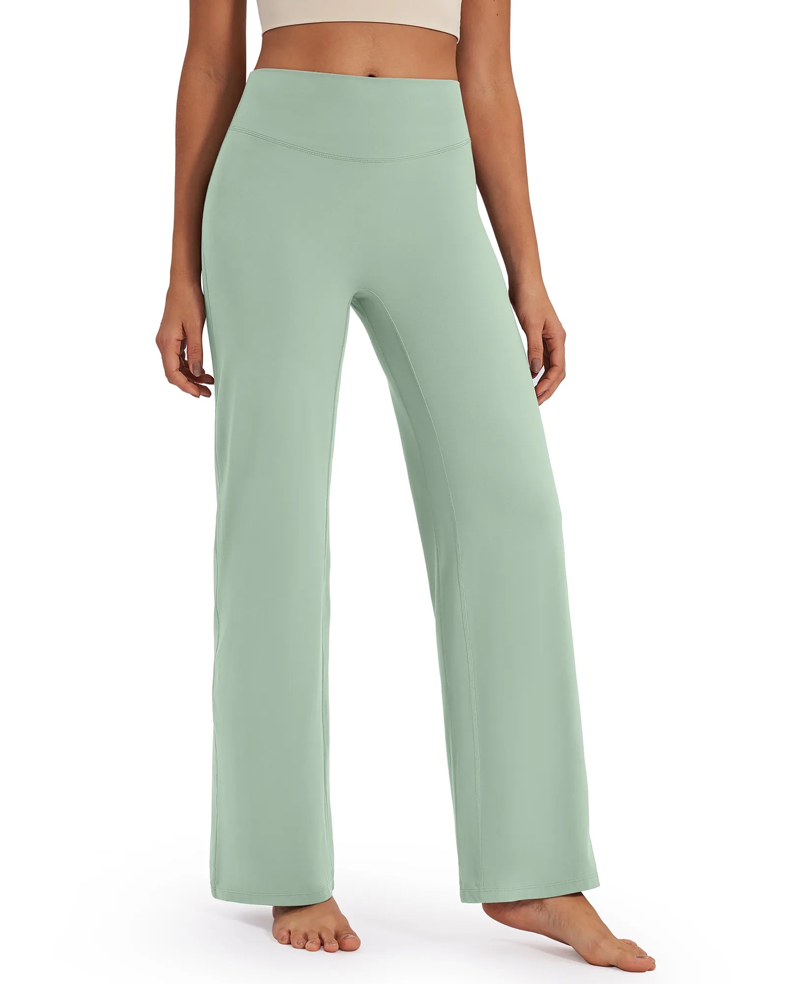 G4Free - BareFeel Wide Leg High-Waisted Pants Petite -GF24J247FA-S-GF24J247FB-M-GF24J247FC-L-GF24J247FD-XL-GF24J247FE-XXL