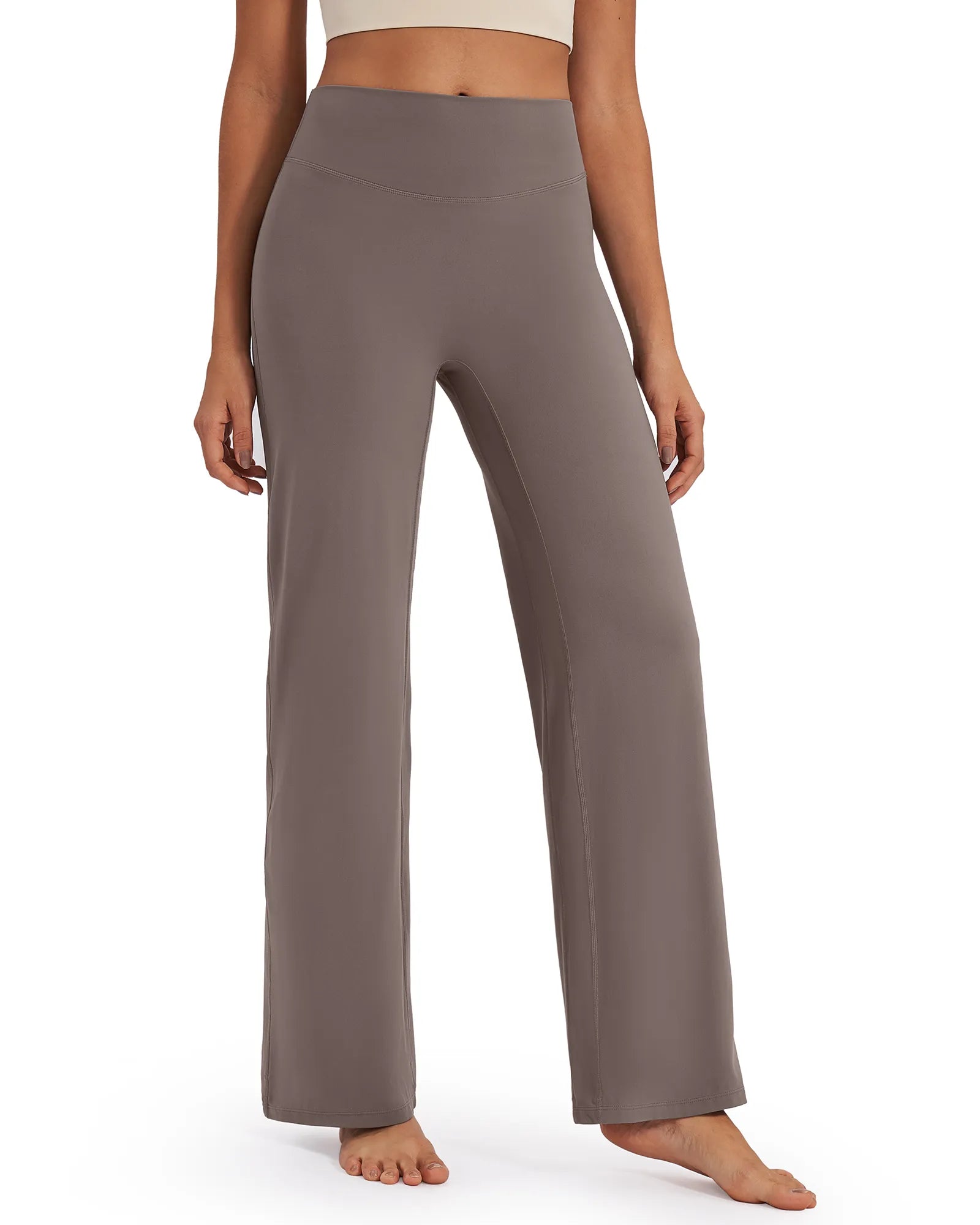 G4Free - BareFeel Wide Leg High-Waisted Pants Petite -GF24J247FA-S-GF24J247FB-M-GF24J247FC-L-GF24J247FD-XL-GF24J247FE-XXL