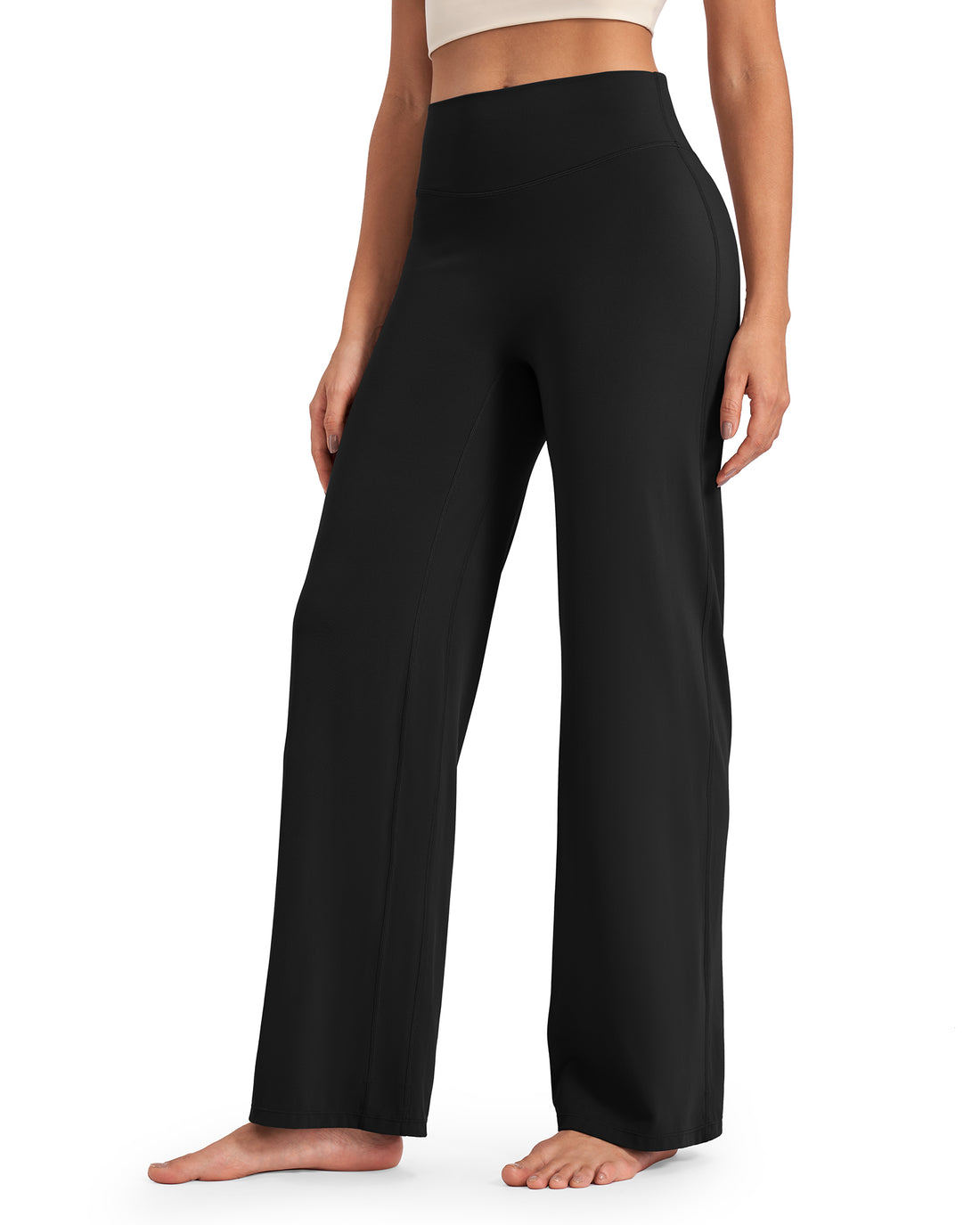 G4Free - BareFeel Wide Leg High-Waisted Pants Regular -GF24J248GA-S-GF24J248GB-M-GF24J248GC-L-GF24J248GD-XL-GF24J248GE-XXL
