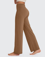 G4Free - BareFeel Wide Leg High-Waisted Pants Petite -GF24J247FA-S