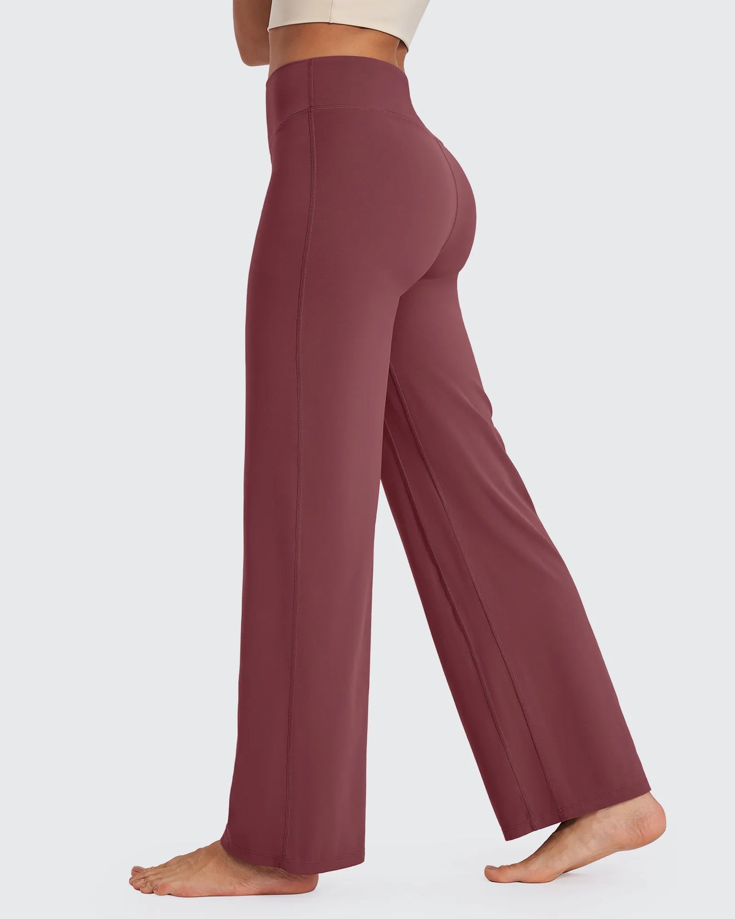 G4Free - BareFeel Wide Leg High-Waisted Pants Tall -GF24J249GA-S-GF24J249GB-M-GF24J249GC-L-GF24J249GD-XL-GF24J249GE-XXL