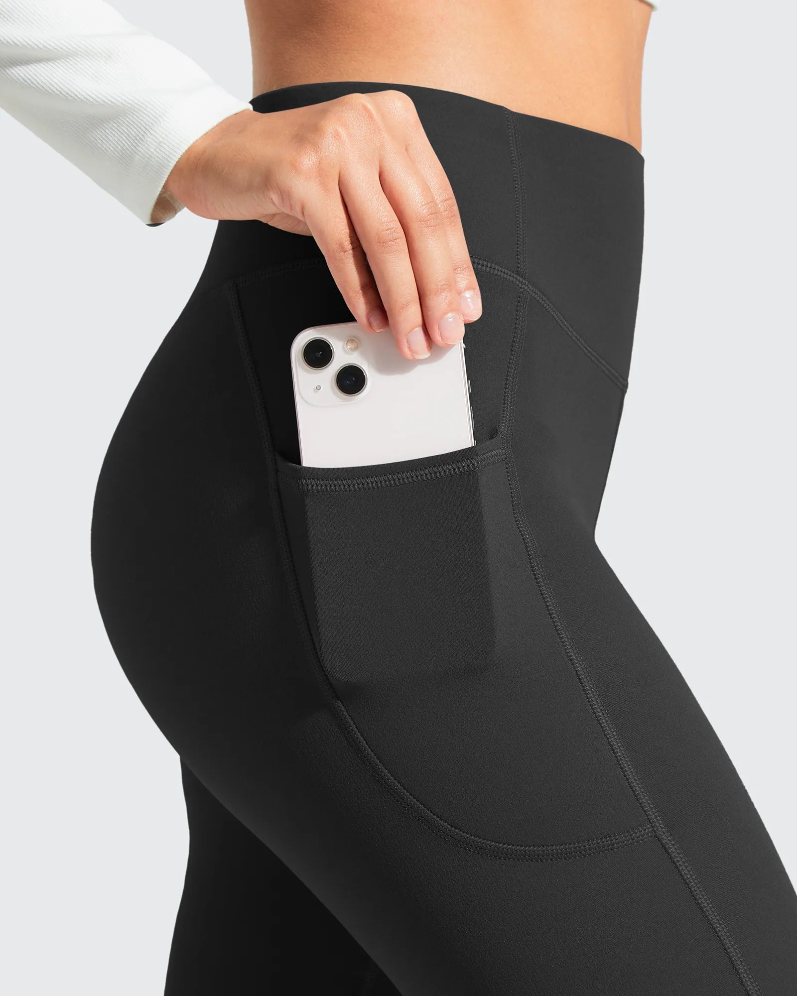 G4Free - Barefeel Fleece Lined High Stretch Yoga Workout Leggings -GF25G767AA-S-GF25G768AA-S-GF25G767AB-M-GF25G768AB-M-GF25G767AC-L